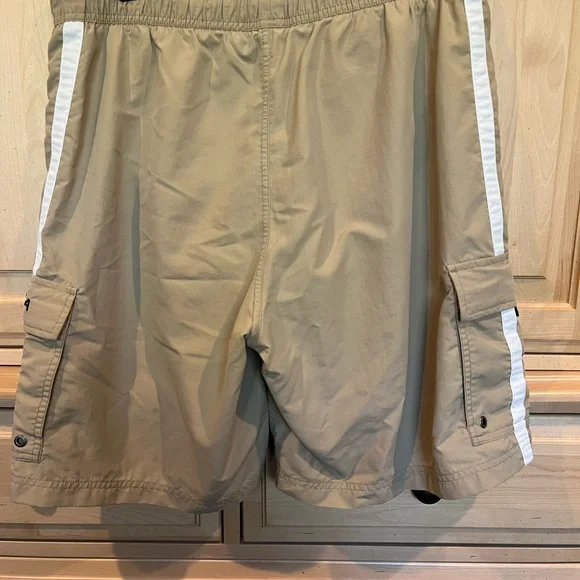 Nautica men’s medium beige swim trunks - Picture 5 of 11